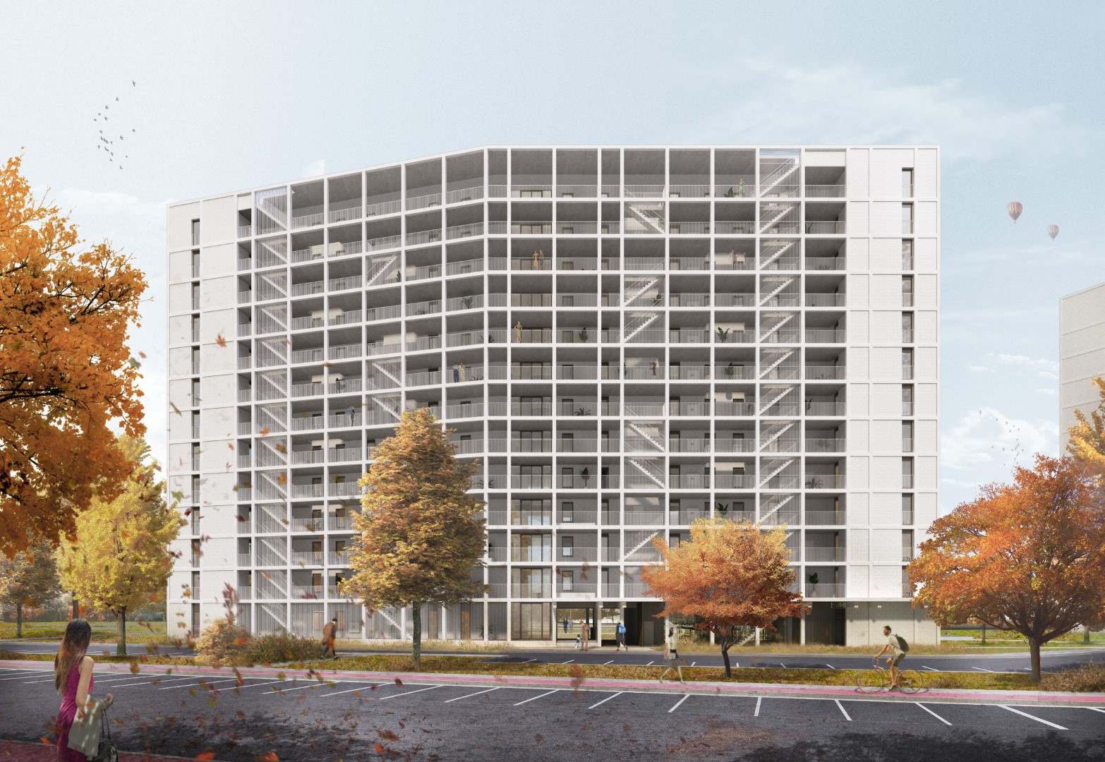 Verticale uitbreiding voor woongebouwen Jubileumlaan